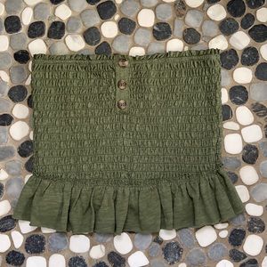 Free People Crop Strapless Top
